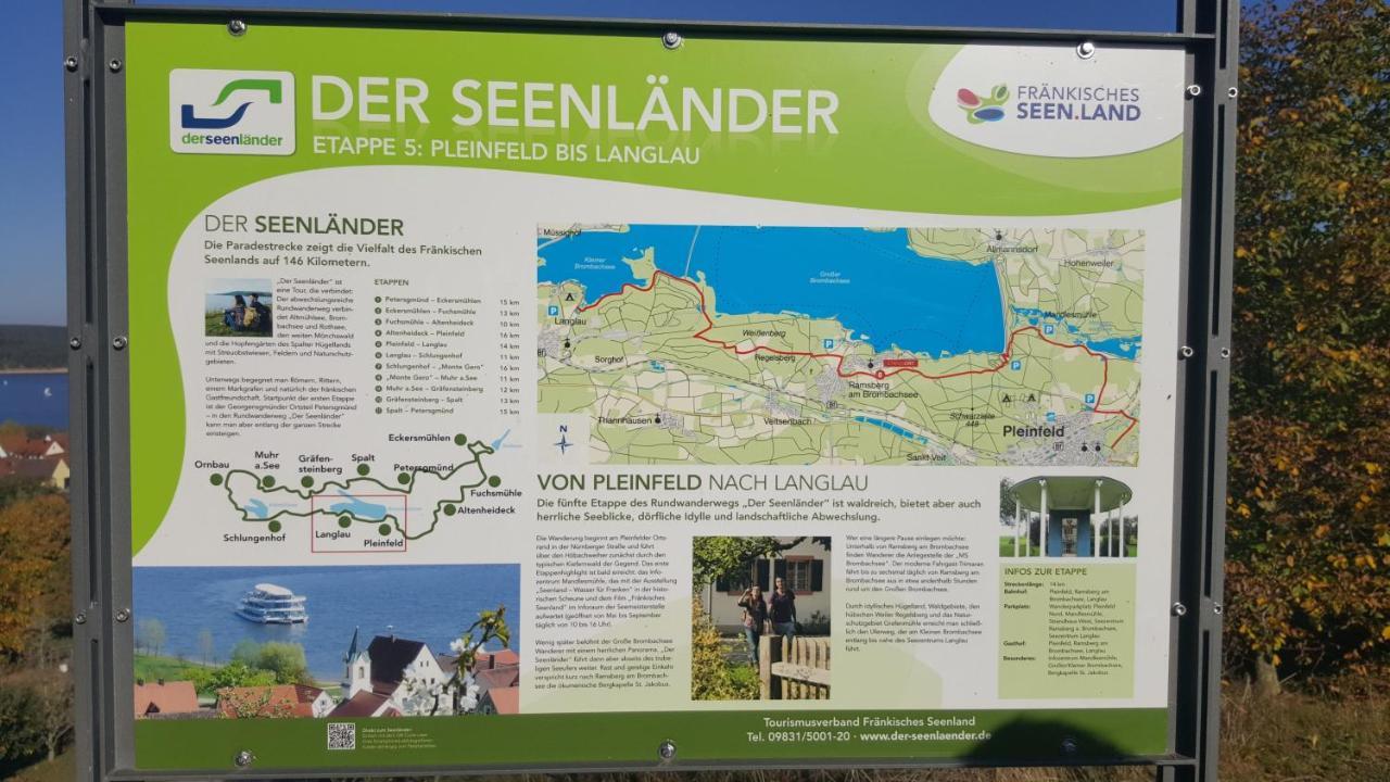 Ferienwohnung Schertel - Dorsbrunn Pleinfeld Eksteriør bilde